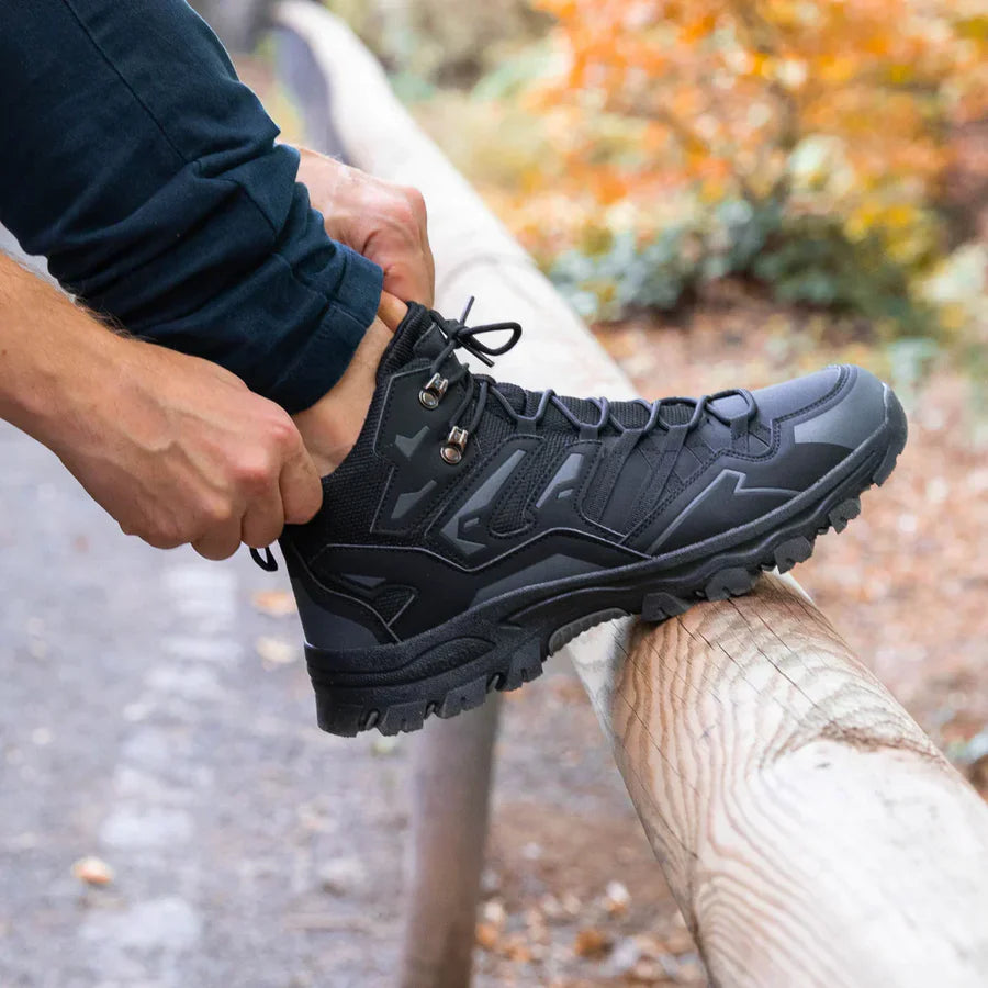 Unisex buty trekkingowe outdoor – wodoodporne, amortyzujące, z wysoką cholewką