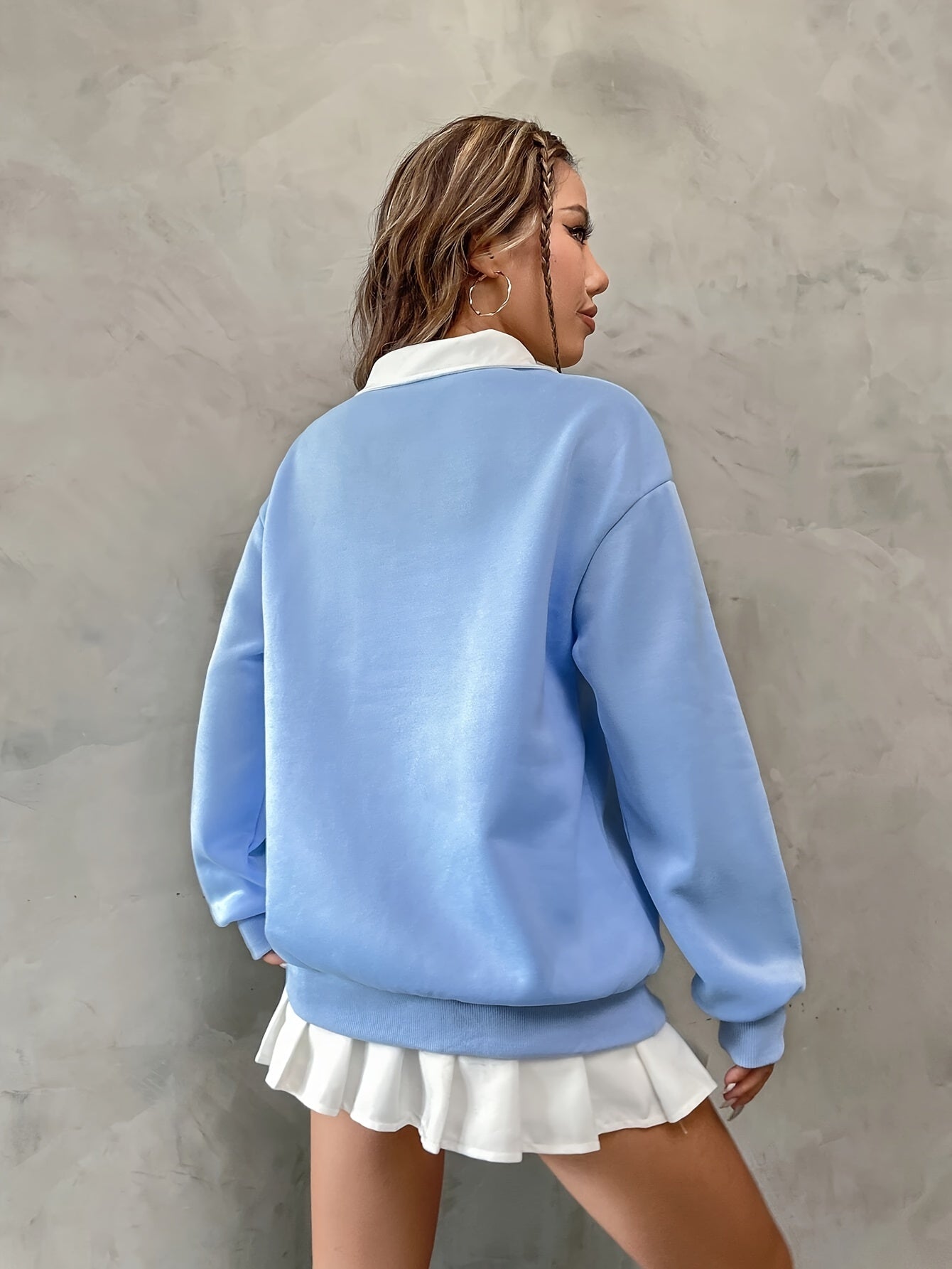 Damska Bluza z Kołnierzykiem Polo