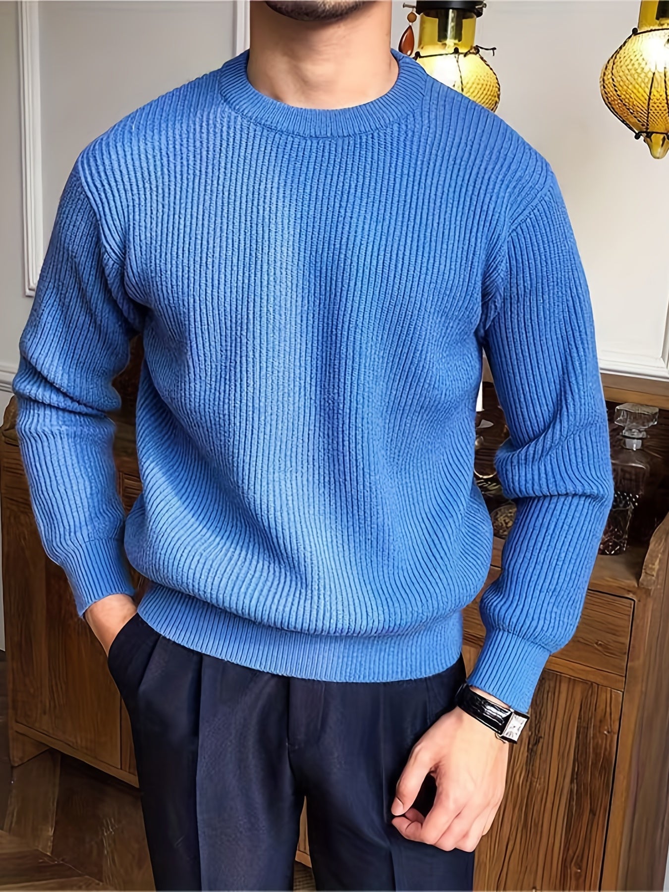 Klasyczny Męski Sweter