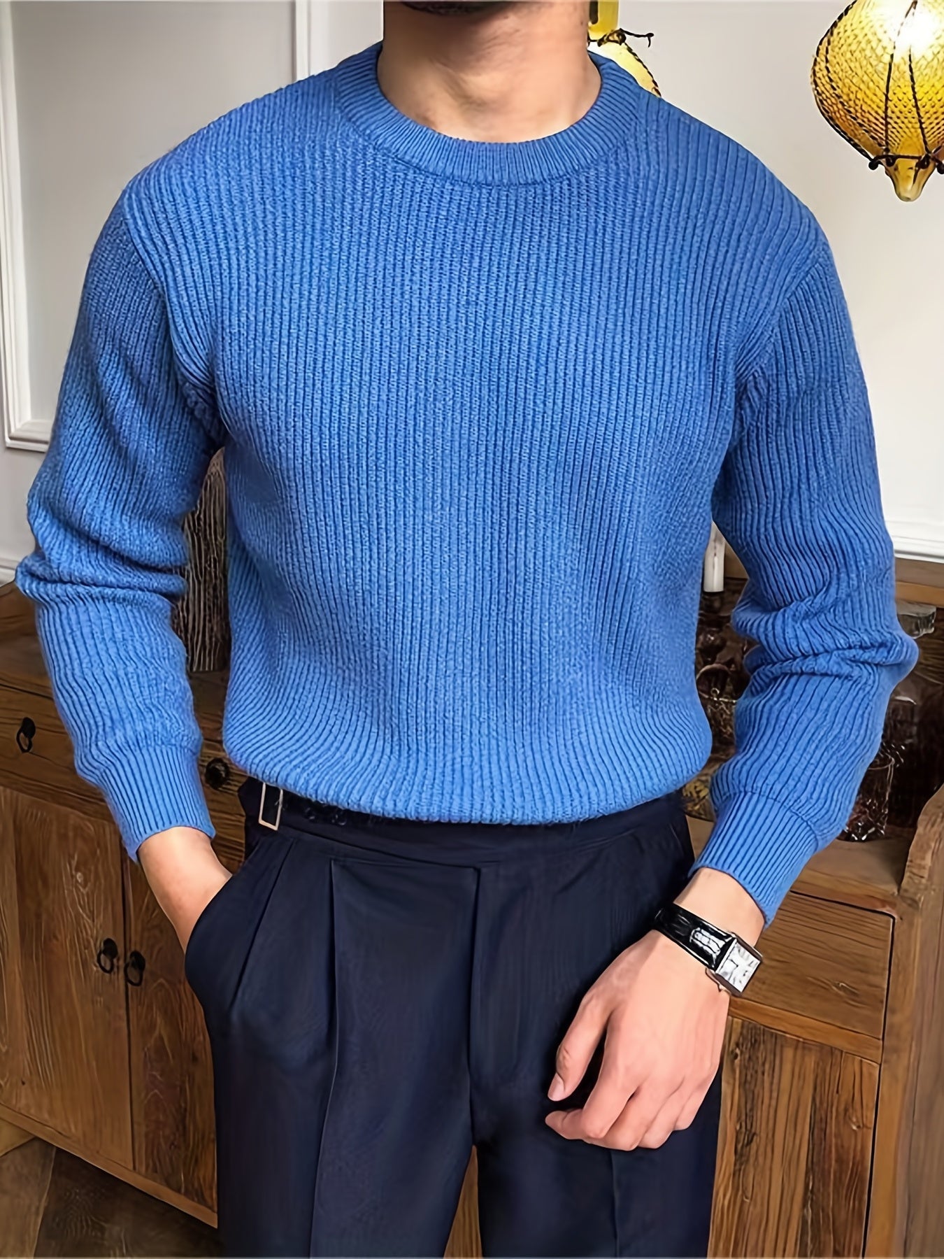 Klasyczny Męski Sweter