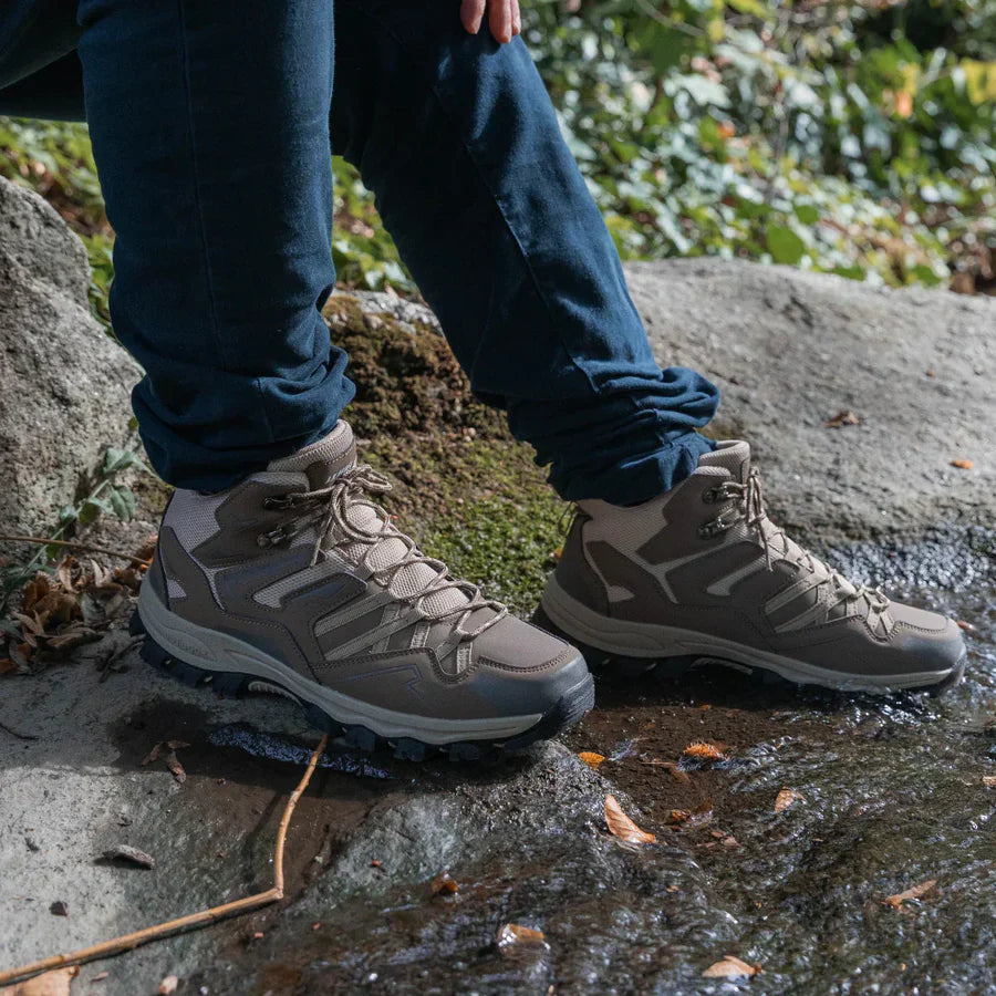 Unisex buty trekkingowe outdoor – wodoodporne, amortyzujące, z wysoką cholewką