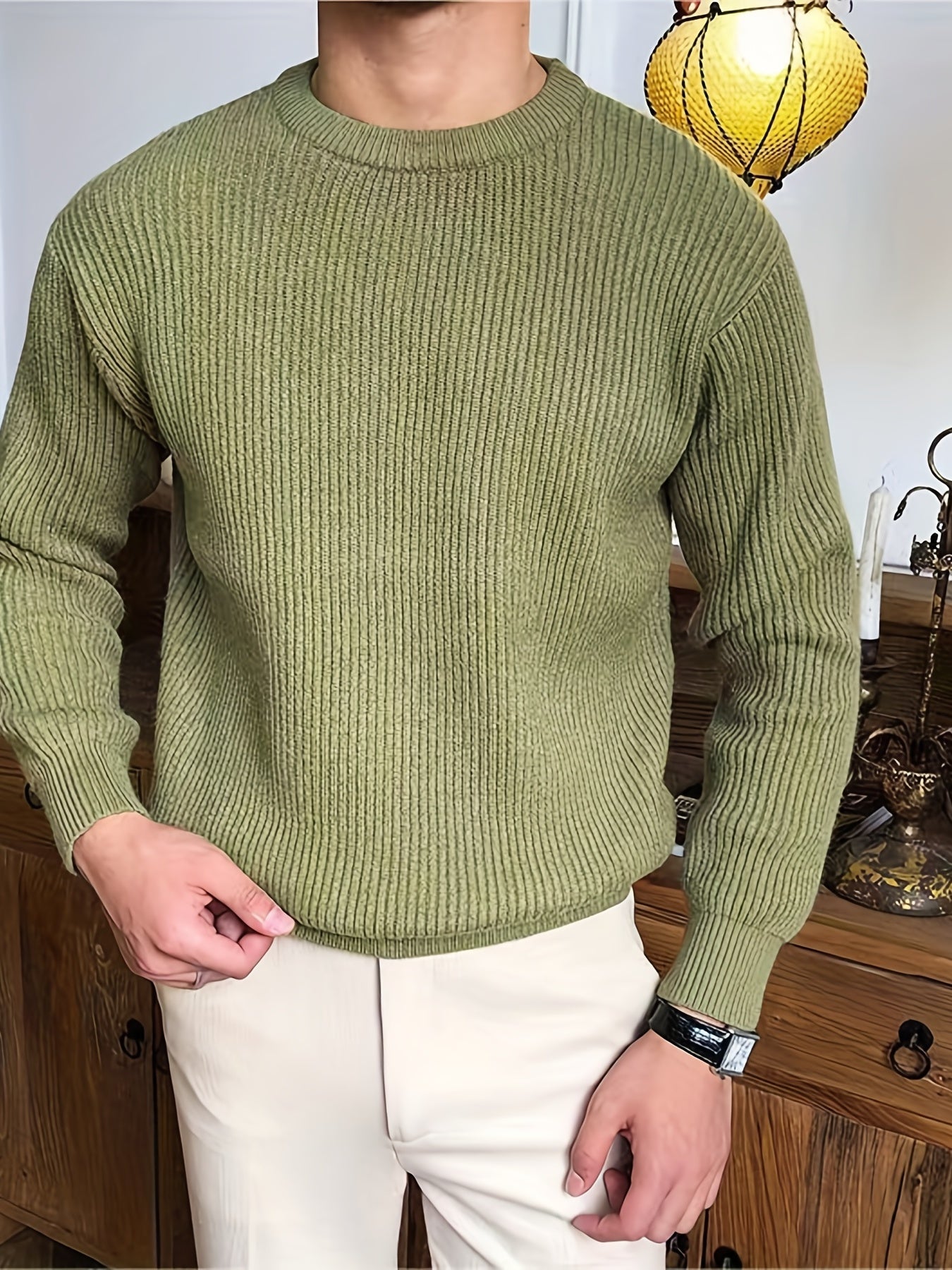 Klasyczny Męski Sweter