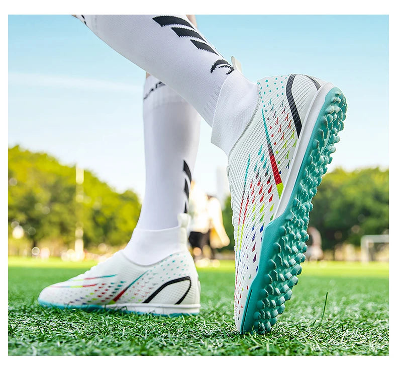 Męskie buty piłkarskie z zaawansowaną technologią cholewki