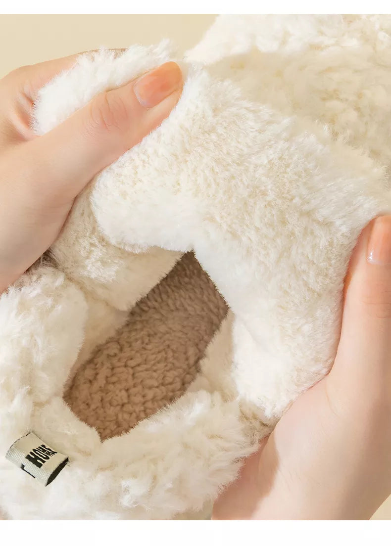 Flubbo Futrzane buty z miękka podeszwa