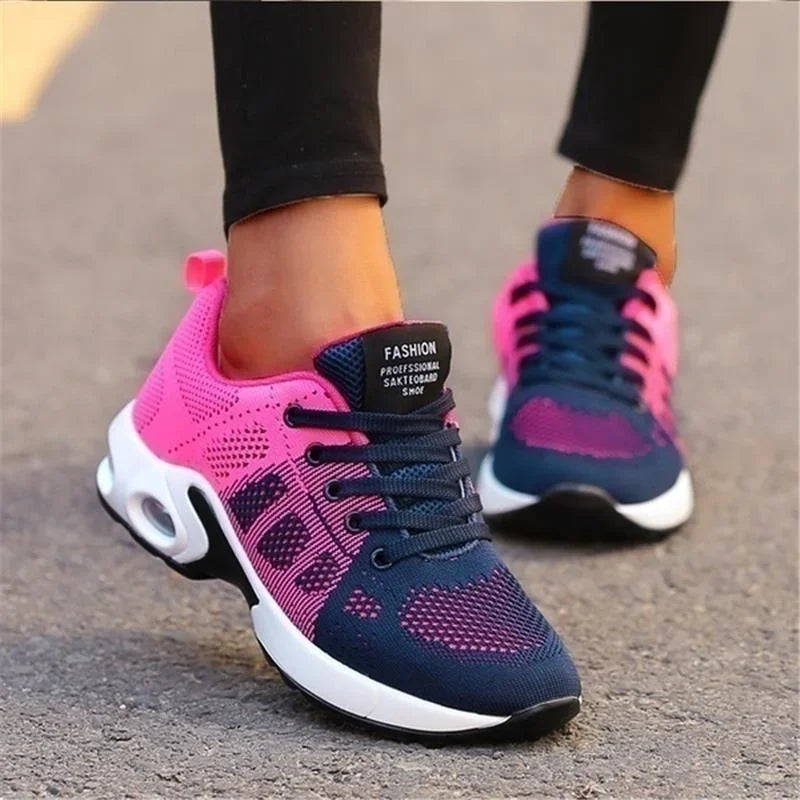 Damskie Buty Sportowe – Lekkie Sneakersy z Oddychającą Cholewką