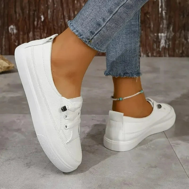 Damskie Sneakersy Ortopedyczne – Wygodne Buty Casual z Amortyzującą Podeszwą