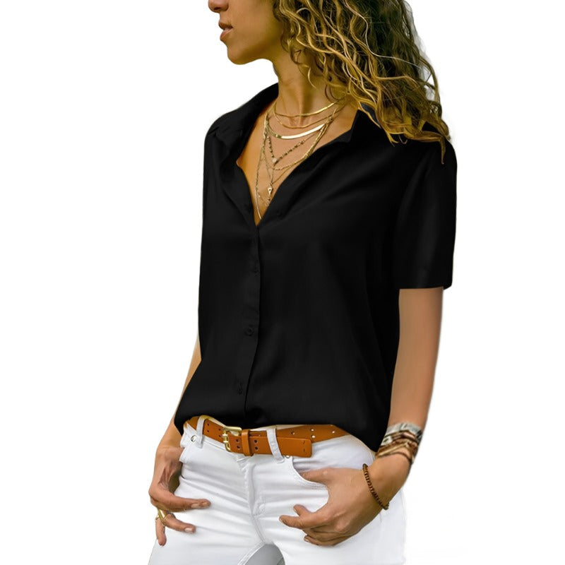 Damska koszula z krótkim rękawem