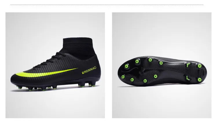 Męskie Buty Piłkarskie High-Top