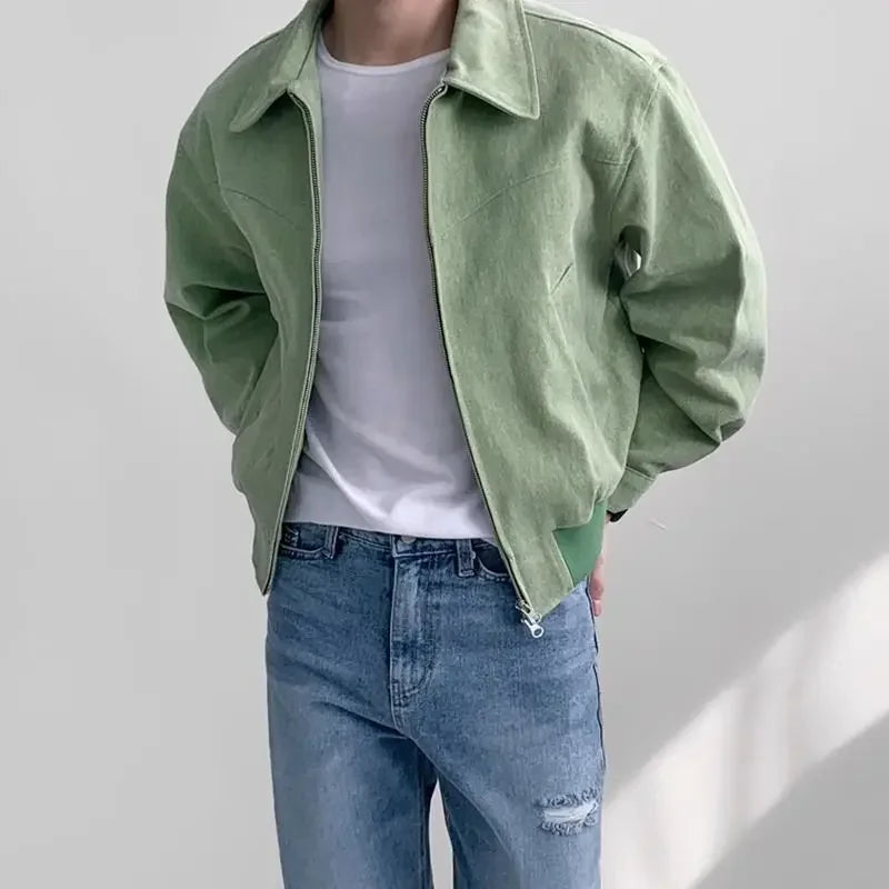 Męska Kurtka Jesienna z Zamkiem