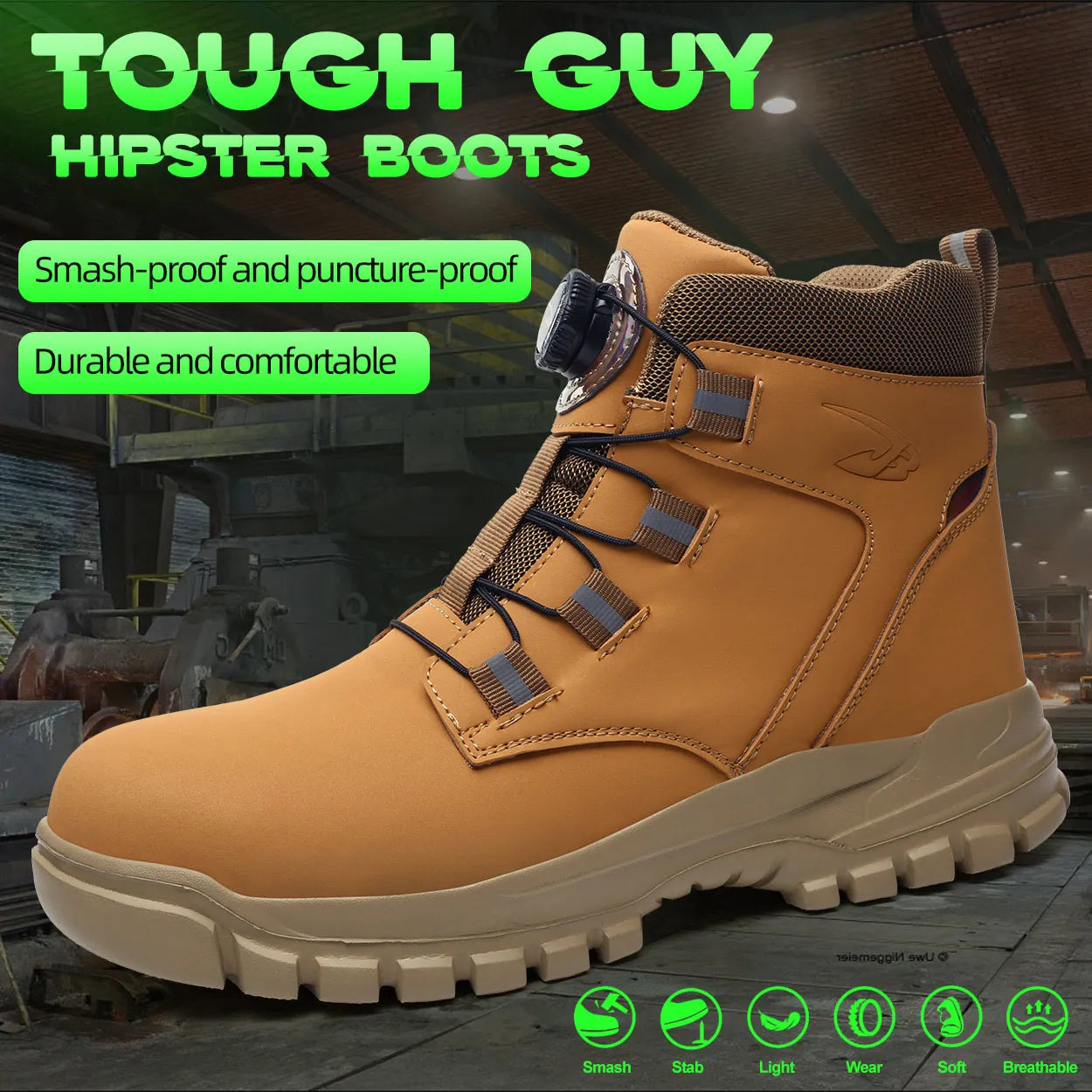 Buty robocze ochronne – antypoślizgowe, wzmocnione, komfortowe obuwie BHP