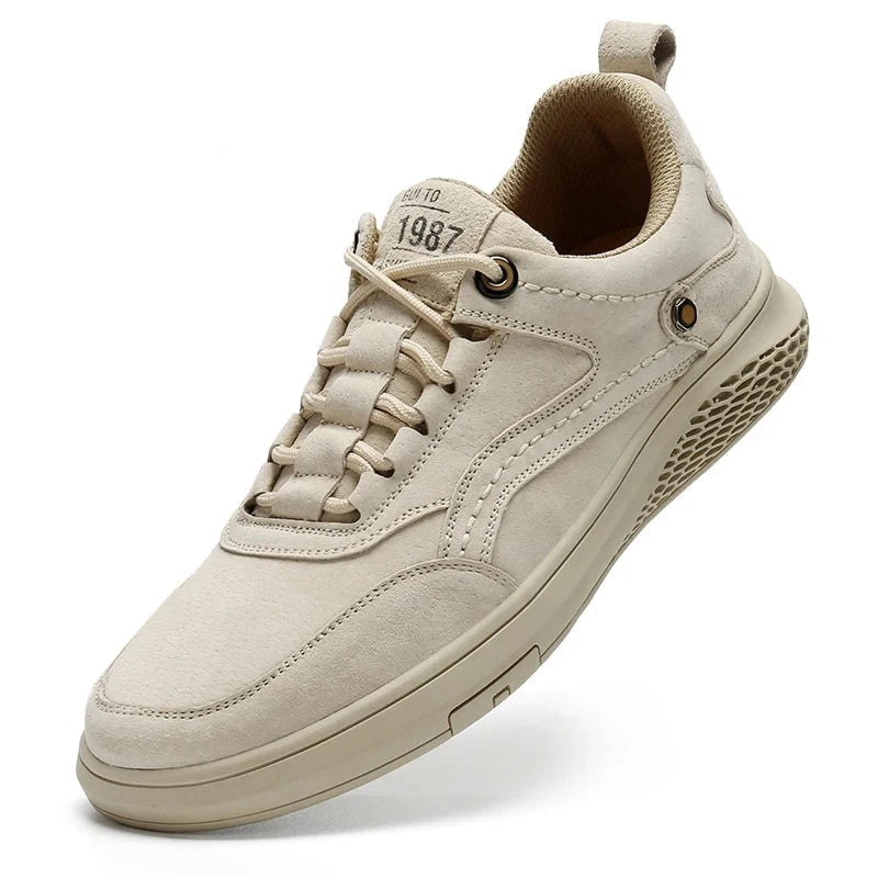 Męskie Skórzane Buty Casualowe