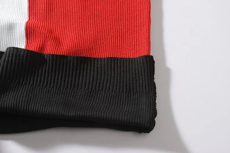 Sweter Męski z Geometrycznym Wzorem