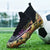 Buty piłkarskie z wysoką cholewką z materiału