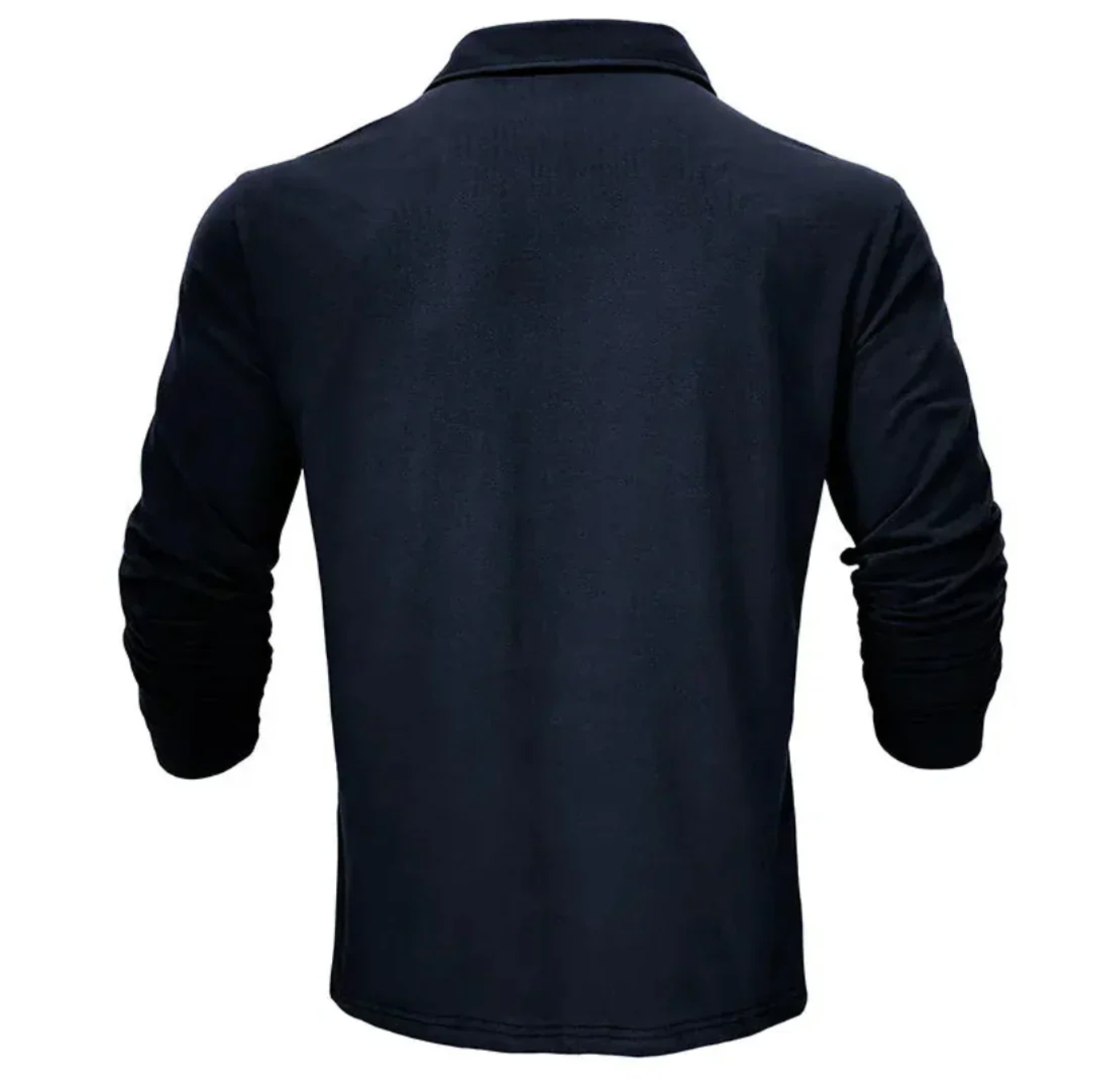 Męska Koszulka Polo Slim Fit z Długim Rękawem