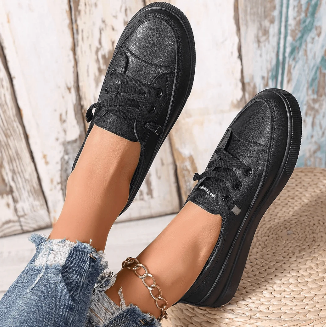 Damskie Sneakersy Ortopedyczne – Wygodne Buty Casual z Amortyzującą Podeszwą