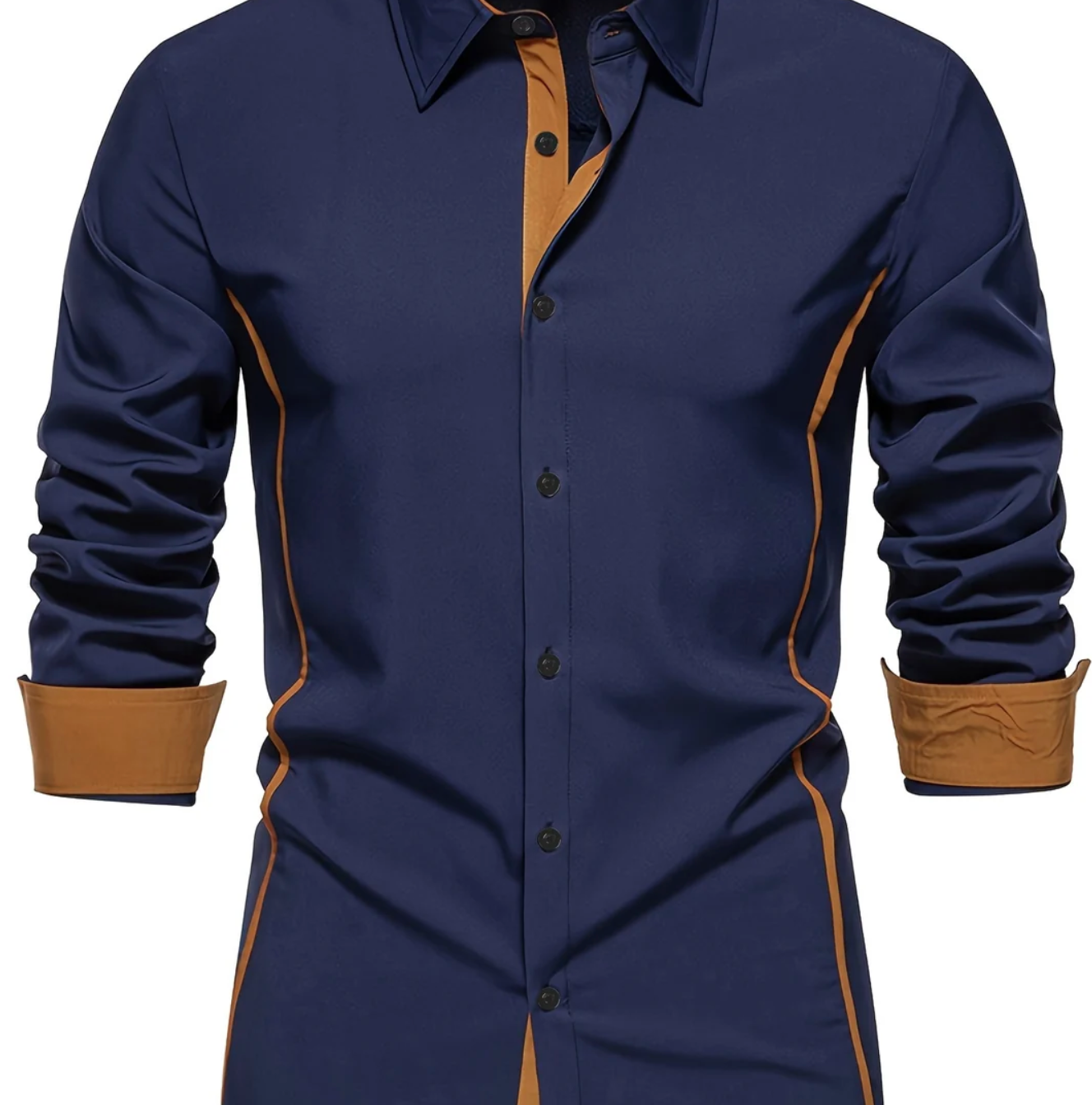 Męska Koszula Slim Fit z Długim Rękawem