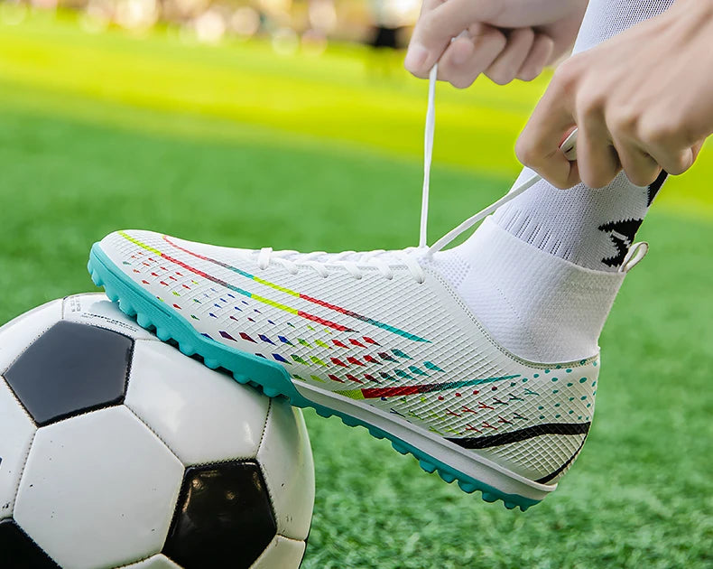 Męskie buty piłkarskie z zaawansowaną technologią cholewki