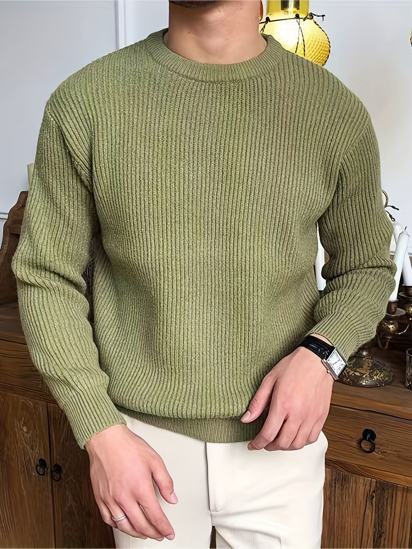 Klasyczny Męski Sweter