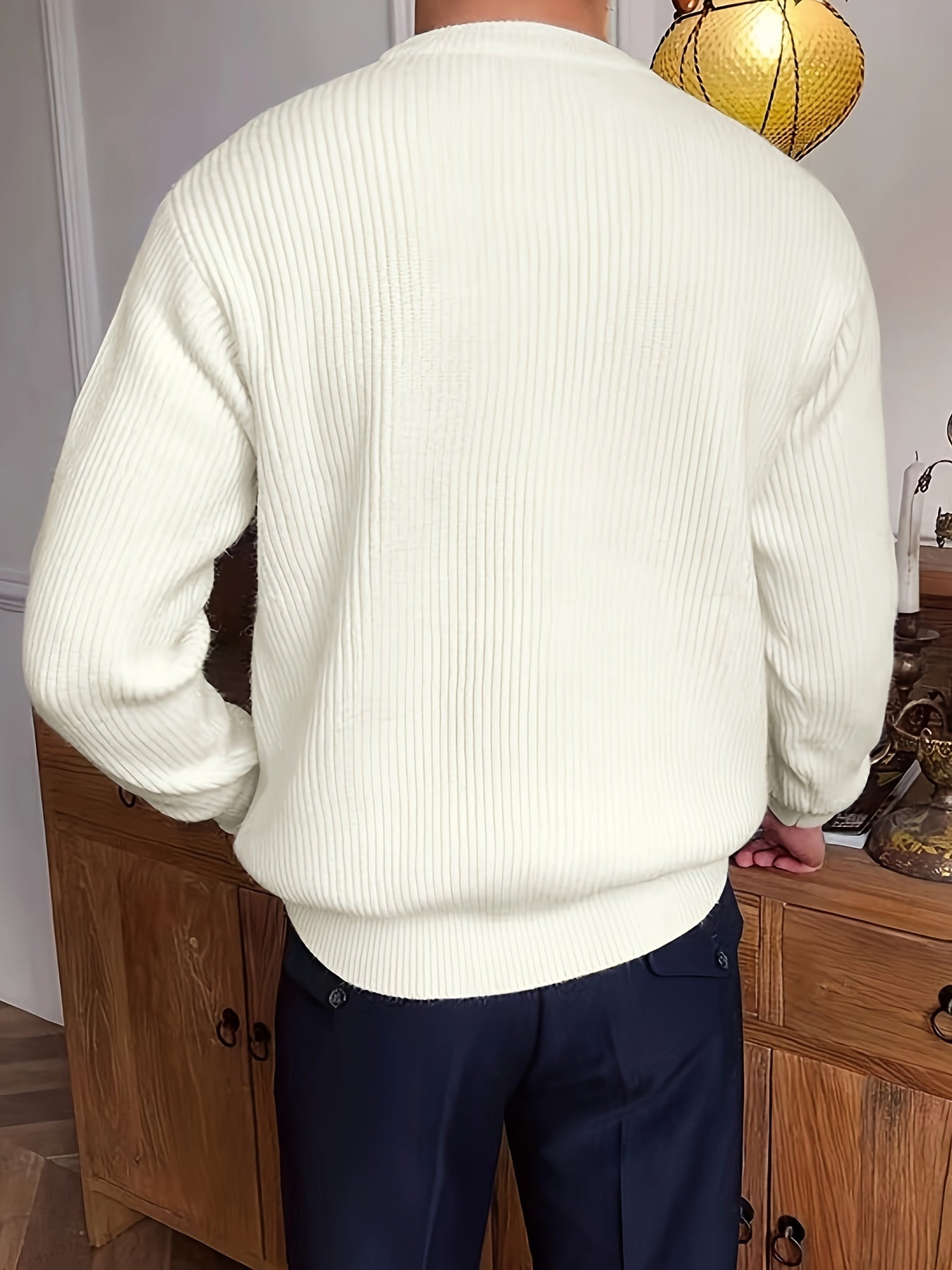 Klasyczny Męski Sweter