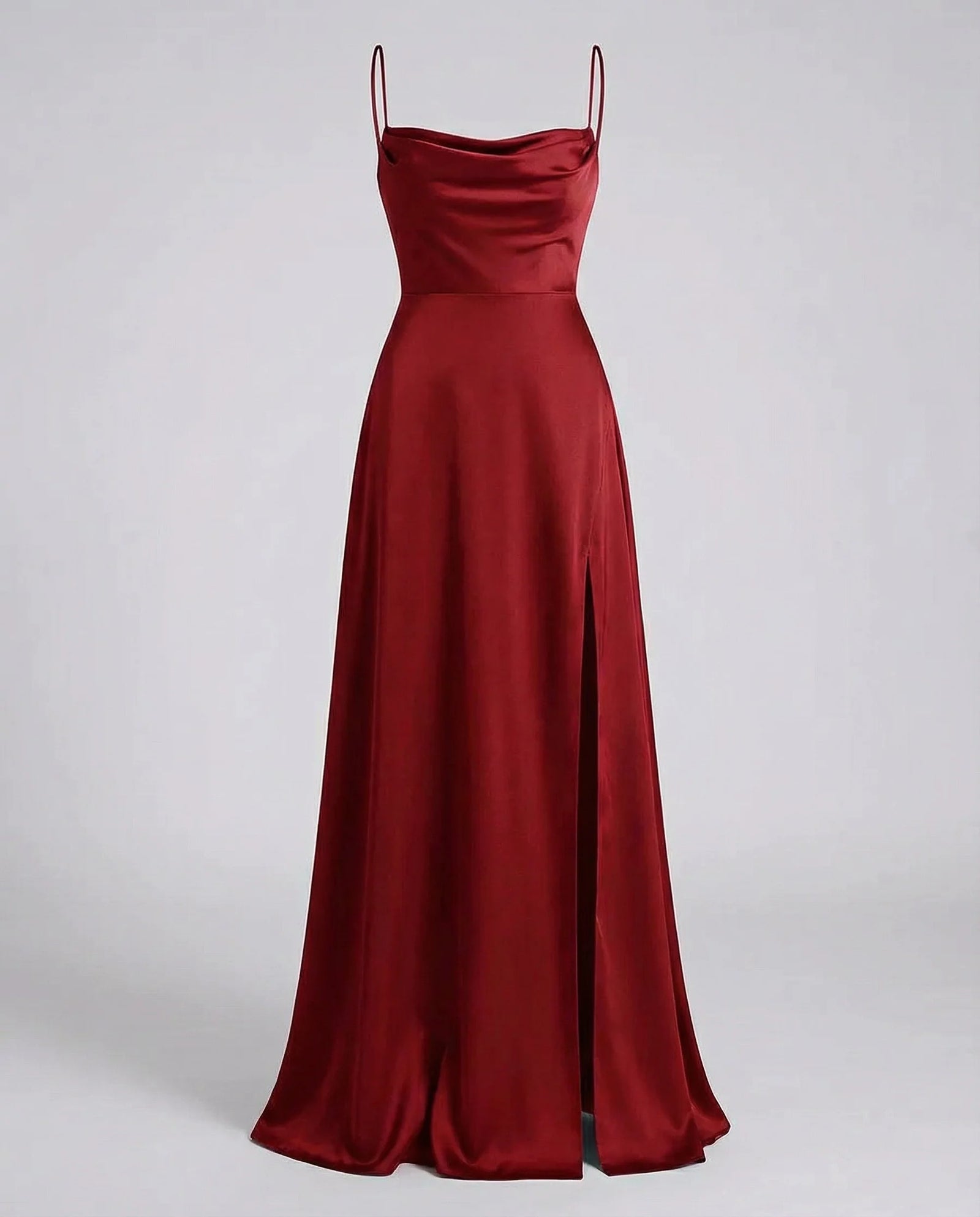 Elegancka jedwabna sukienka maxi damska