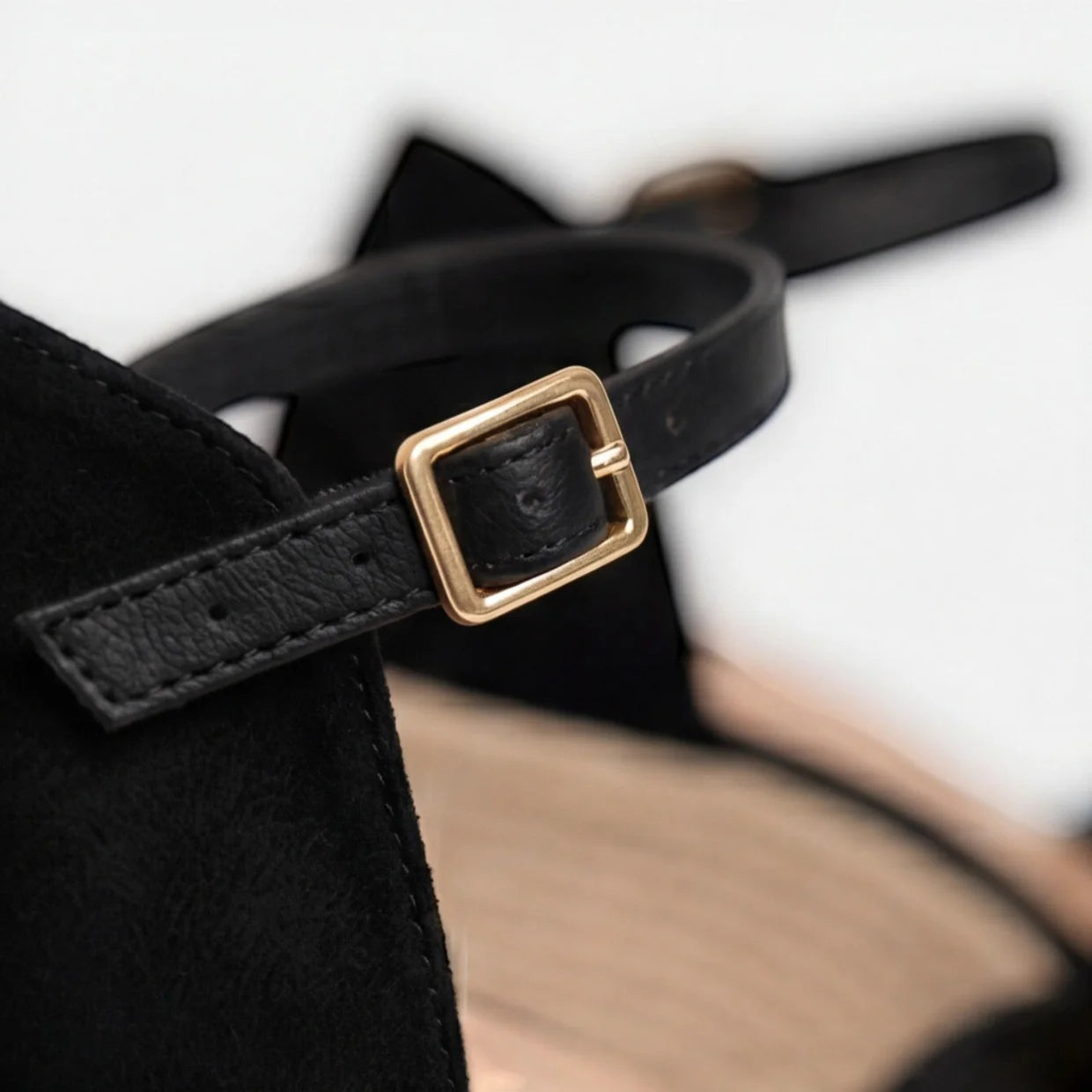 Damskie Espadryle na Koturnie z Zapięciem przy Kostce – Wygodne Buty Letnie