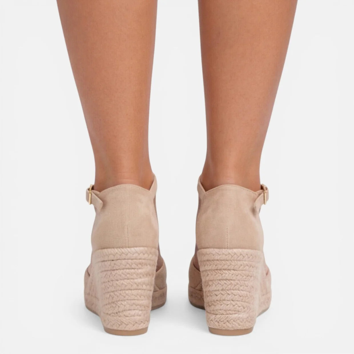 Damskie Espadryle na Koturnie z Zapięciem przy Kostce – Wygodne Buty Letnie