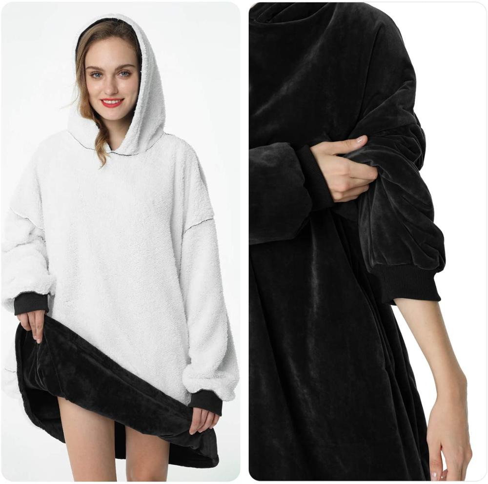 Bluza-Koc z kapturem Oversized