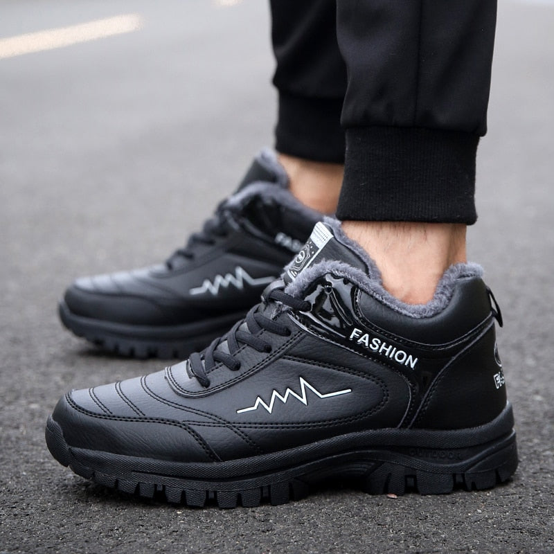 Zimowe ocieplane sneakersy