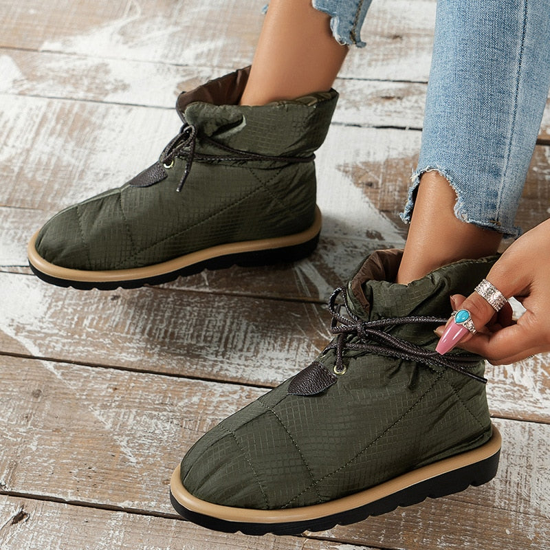 Damskie śniegowce ocieplane