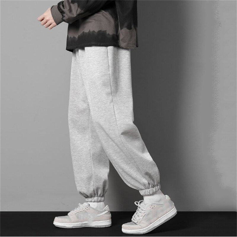 Uniwersalne Szerokie Męskie Spodnie Dresowe
