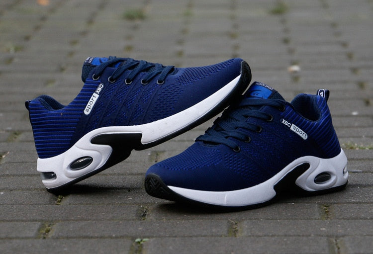 Męskie sportowe buty adidasy z dynamicznym designem i oddychającą siateczką