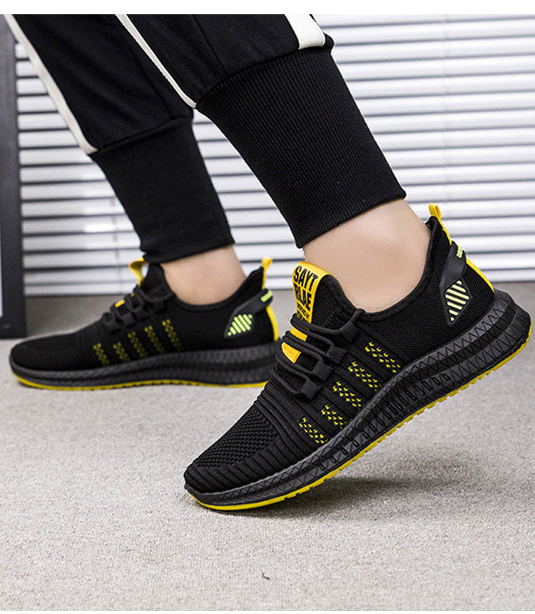 Męskie sportowe buty z oddychającą siateczką i nowoczesnym designem