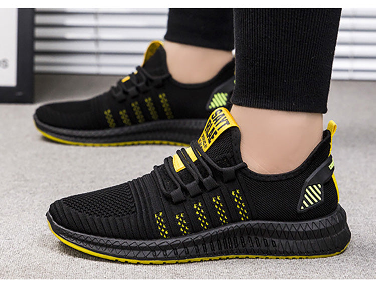 Męskie sportowe buty z oddychającą siateczką i nowoczesnym designem