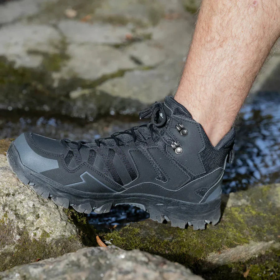 Unisex buty trekkingowe outdoor – wodoodporne, amortyzujące, z wysoką cholewką