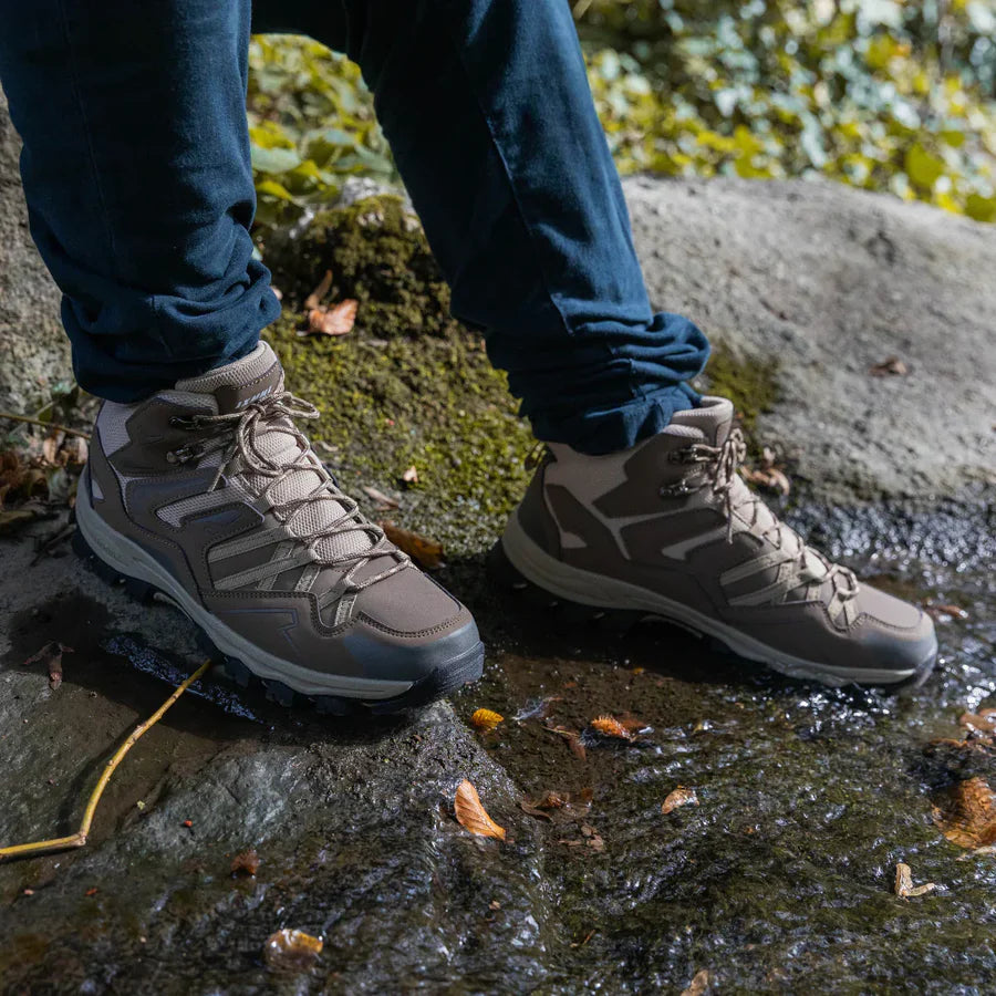 Unisex buty trekkingowe outdoor – wodoodporne, amortyzujące, z wysoką cholewką