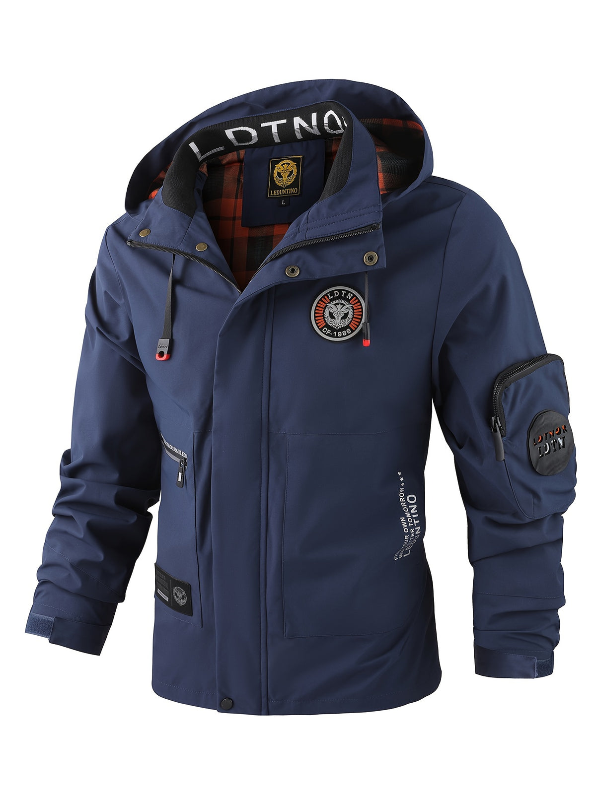 Męska kurtka zimowa z kapturem