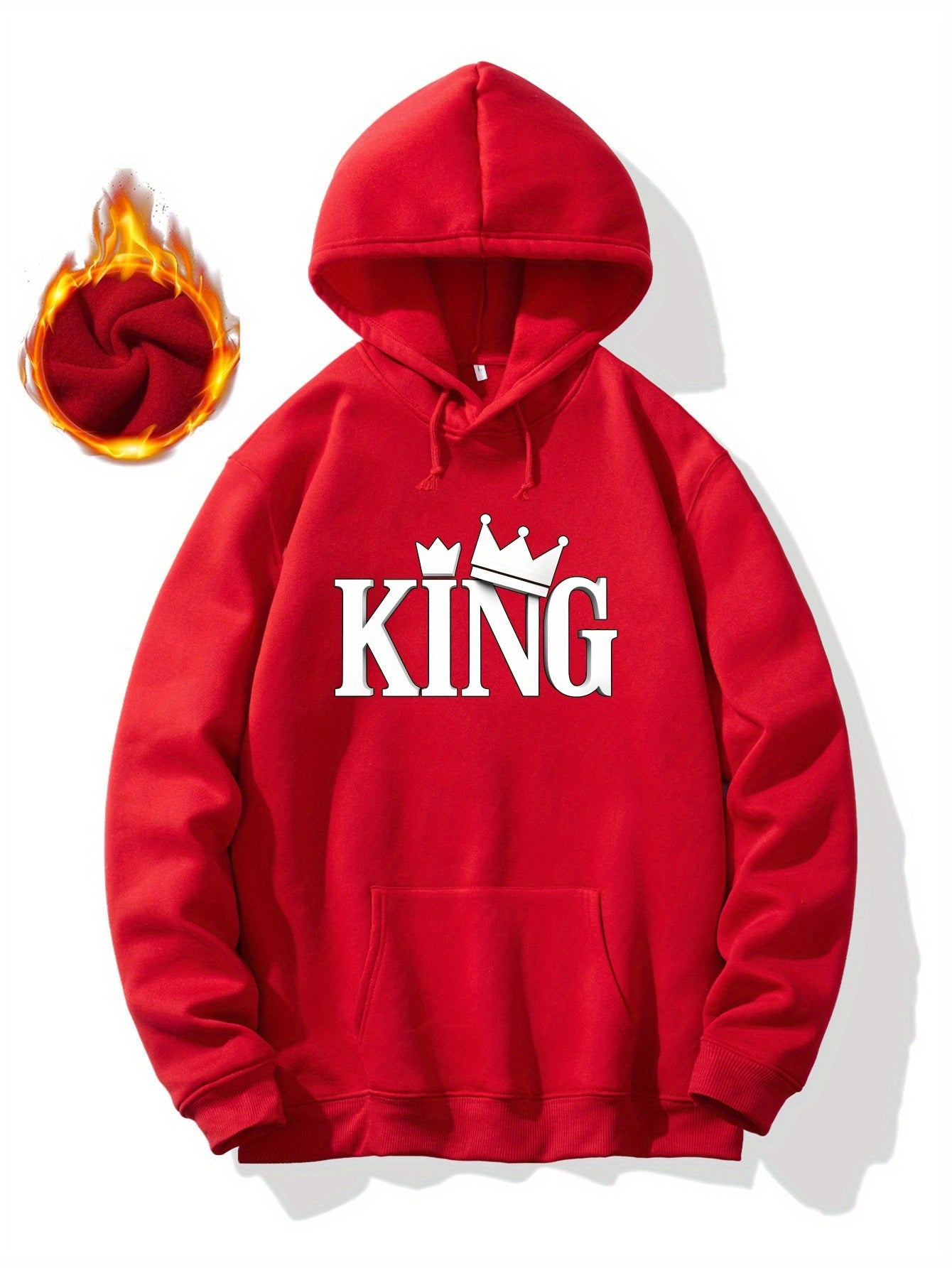 Męska bluza z kapturem "King" dla chłopaka