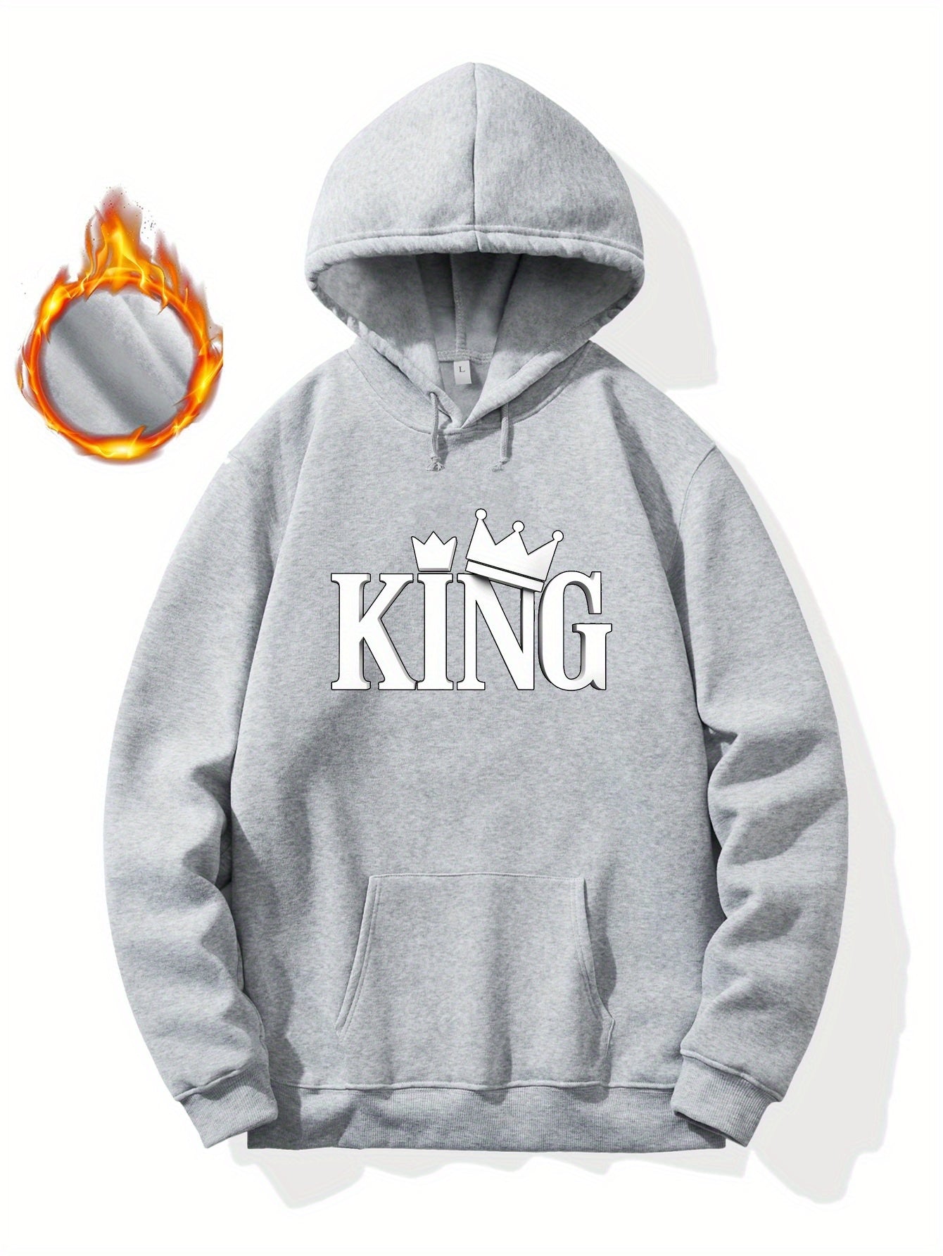 Męska bluza z kapturem "King" dla chłopaka