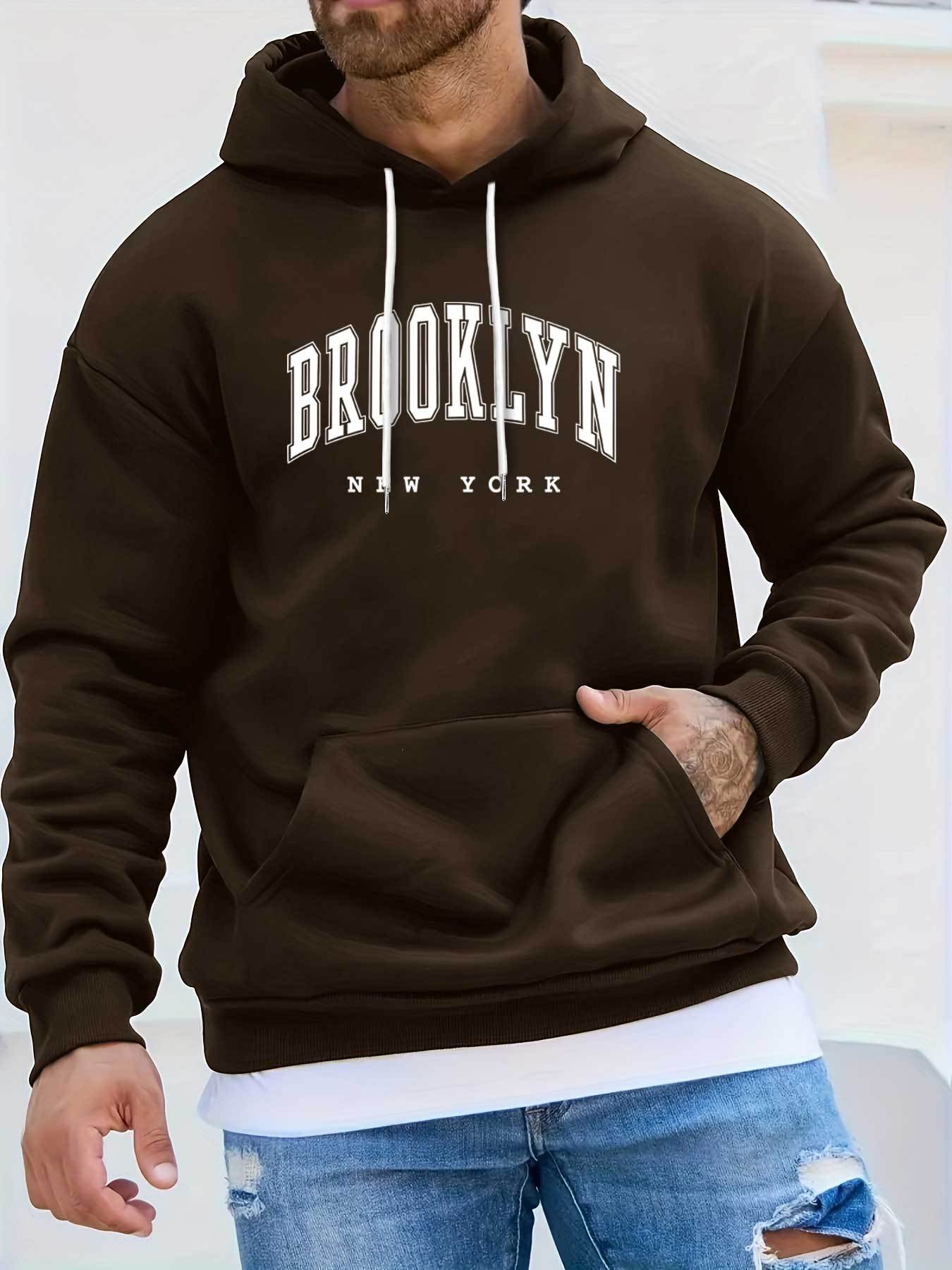 Męska Bluza z Kapturem "Brooklyn New York"