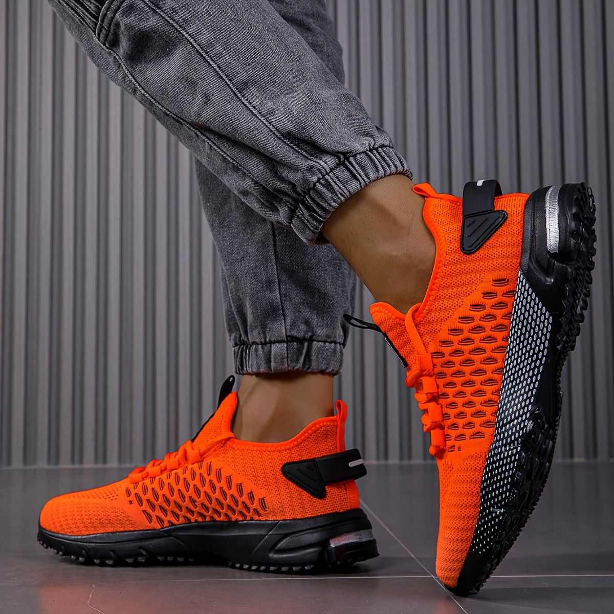 Męskie Wkładane Buty Sportowe z Oddychającym Materiałem