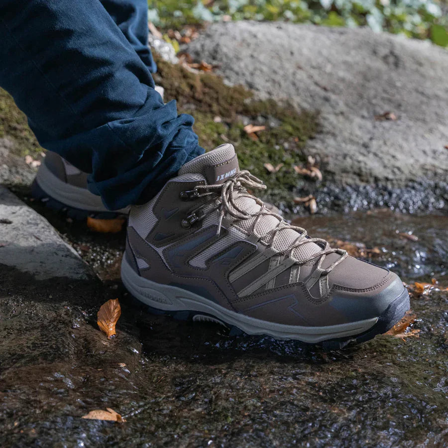 Unisex buty trekkingowe outdoor – wodoodporne, amortyzujące, z wysoką cholewką