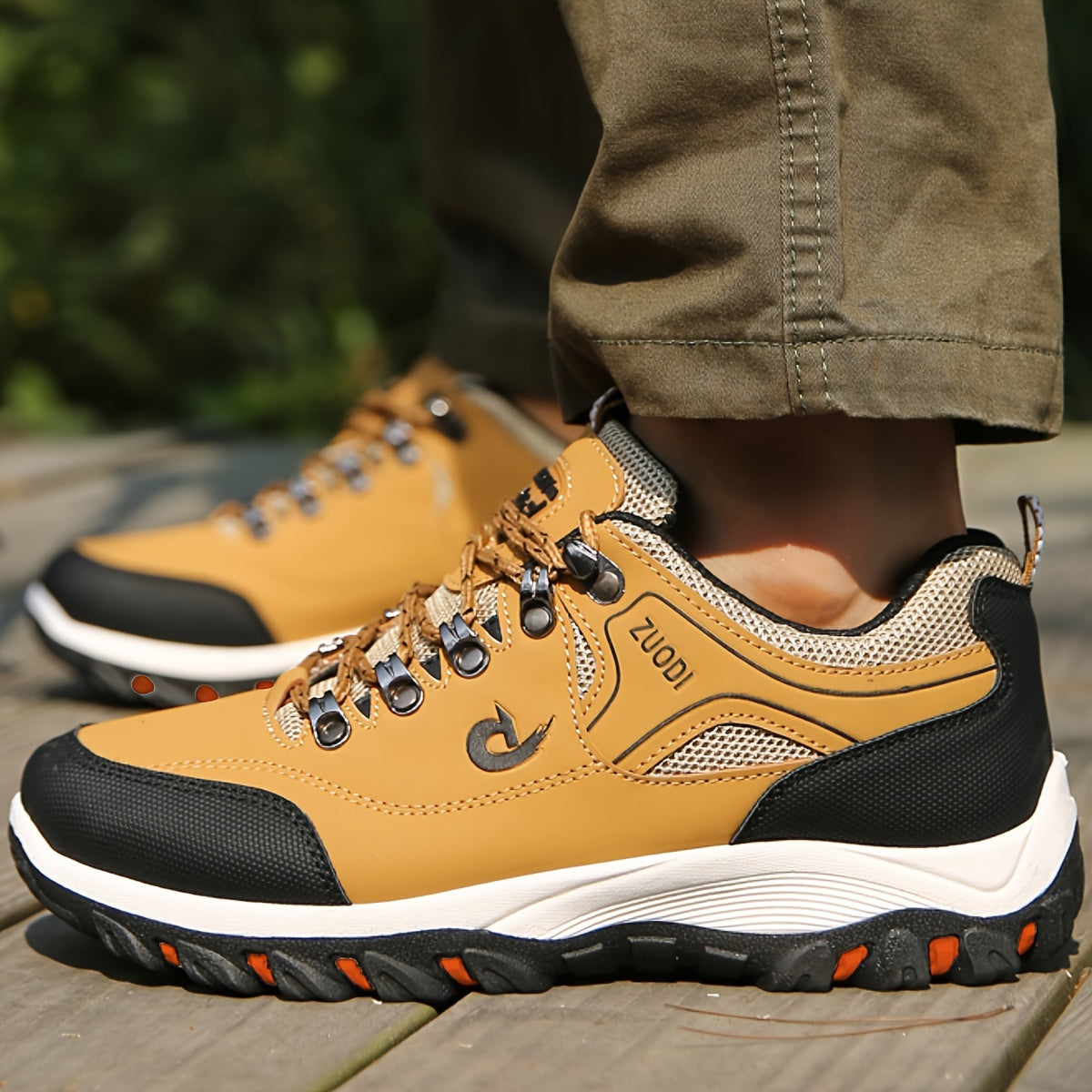 Męskie Buty Trekkingowe z Wzmocnioną Podeszwą