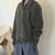 Asymetryczny kardigan damski z guzikami – miękki sweter oversize w stylu casual