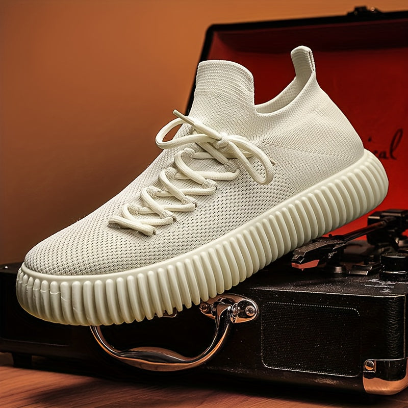 Męskie Buty Sportowe z Elastyczną Cholewką