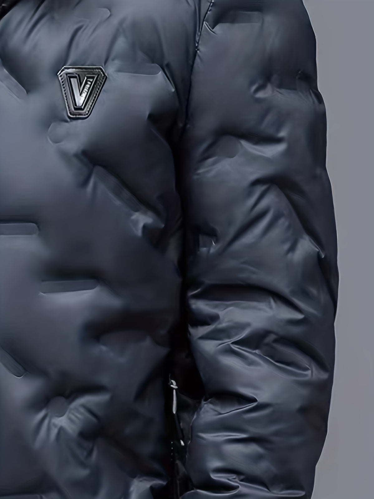 Męska zimowa kurtka puchowa z kapturem