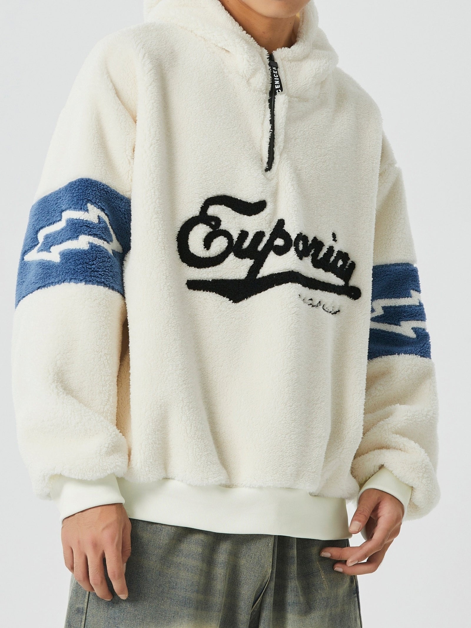 Męska ciepła bluza polarowa z kapturem "Euphoria"