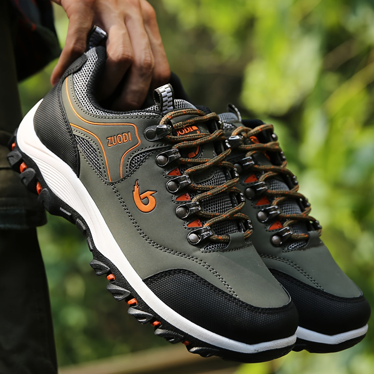 Męskie Buty Trekkingowe z Wzmocnioną Podeszwą