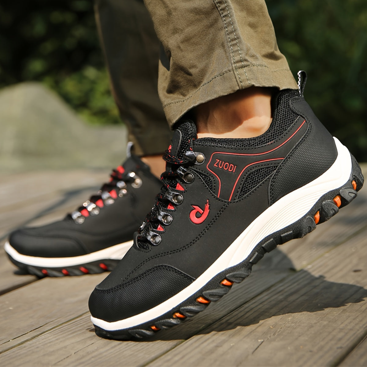Męskie Buty Trekkingowe z Wzmocnioną Podeszwą