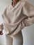 Damska Oversize Bluza z Dekoltem V