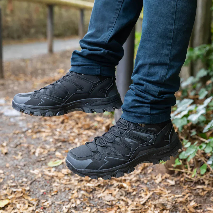 Unisex buty trekkingowe outdoor – wodoodporne, amortyzujące, z wysoką cholewką